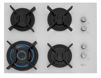 Imagem de Fogão Cooktop Fischer 4 Bocas Tripla Chama Infinity Branco 26297 - 62936