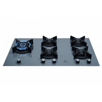 Imagem de Fogão Cooktop Fischer 5Q TC Infinity Duo Blaze Gás Mesa Vidro EIGER