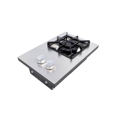 Imagem de Fogão Cooktop Inox industrial 1 Boca Queimador Duplo