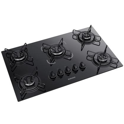 Imagem de Fogão Cooktop Itatiaia Essencial 5 Bocas Preto 110V/220V
