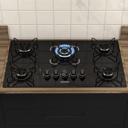 Imagem de Fogão Cooktop Itatiaia Essencial Tripla Chama 5 Bocas 