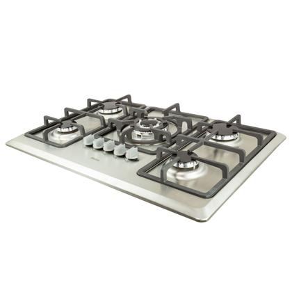 Fogão Cooktop Philco 5 bocas Tripla Chama PCT05ITC Inox Bivolt Imagem de Fogão Cooktop Philco 5 bocas Tripla Chama PCT05ITC Inox Bivolt