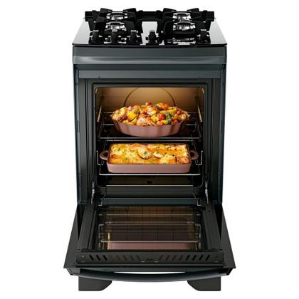 Imagem de Fogão Dako 4 Bocas com Mesa de Vidro Mega Chama Supreme Timer Glass Titanium Bivolt