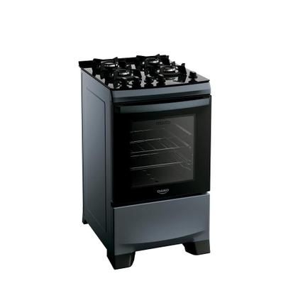 Imagem de Fogão Dako 4 Bocas com Mesa de Vidro Mega Chama Supreme Timer Glass Titanium Bivolt