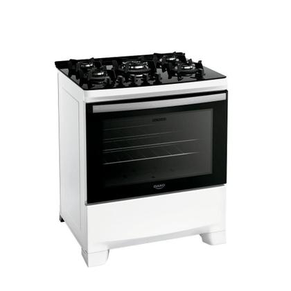 Imagem de Fogão Dako 5 Bocas Mesa De Vidro Tripla Chama Supreme Glass Branco Bivolt