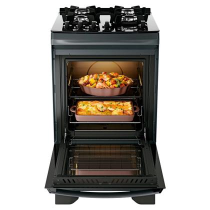 Imagem de Fogão Dako Supreme Glass 4 Bocas com Timer Touch Titanium Bivolt