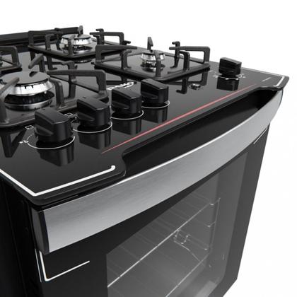 Imagem de Fogão de Embutir 4 Bocas Dako Diplomata Mesa de Vidro