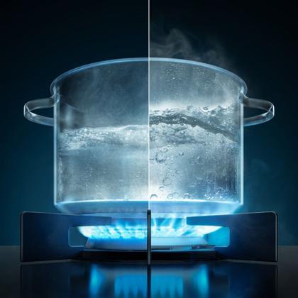 Imagem de Fogão de Embutir 4 bocas Electrolux Preto Experience Mesa de Vidro e Tripla Chama (FE4BP)