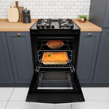 Imagem de Fogão de Embutir 4 Bocas Preto com Mesa de Vidro Dako Diplomata Bivolt