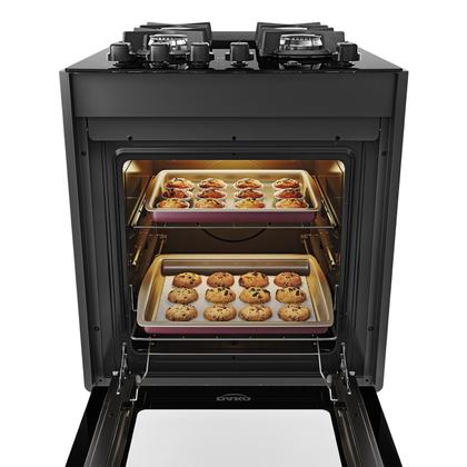 Imagem de Fogão de Embutir 4 Bocas Preto com Mesa de Vidro Dako Supreme Bivolt