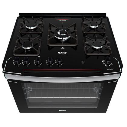 Imagem de Fogão de Embutir 5 Bocas com Mesa de Vidro Diplomata Bivolt Dako