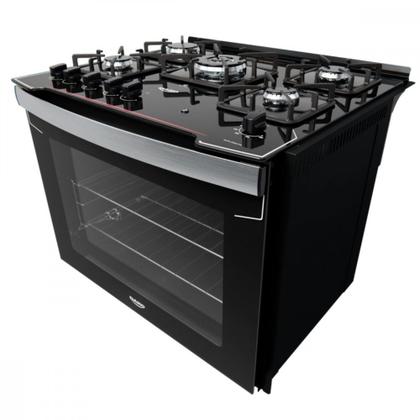 Imagem de Fogão de Embutir 5 Bocas Dako com Mesa de Vidro Diplomata