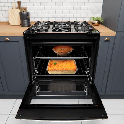 Imagem de Fogão de Embutir 5 Bocas Preto com Mesa de Vidro Dako Diplomata Bivolt