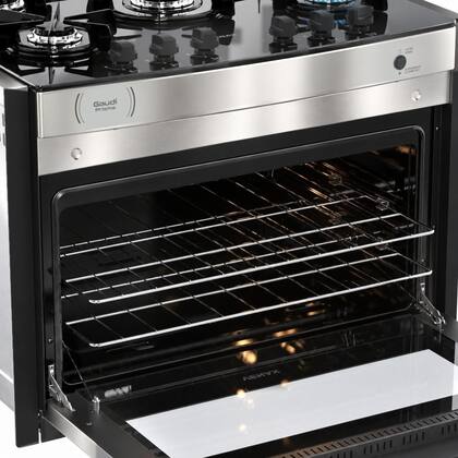 Imagem de Fogao de Embutir 5 Bocas Venax Gaudi Prisma Vitreo Bl Inox Gas Glp