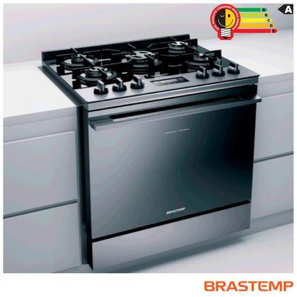 Imagem de Fogão de embutir brastemp 05 bocas - bys5vcr - 220v