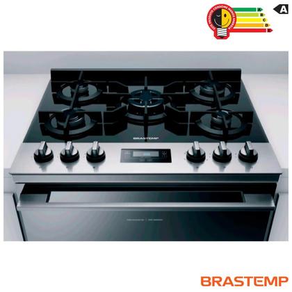 Imagem de Fogão de embutir brastemp 05 bocas - bys5vcr - 220v