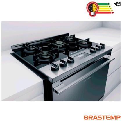 Imagem de Fogão de embutir brastemp 05 bocas - bys5vcr - 220v