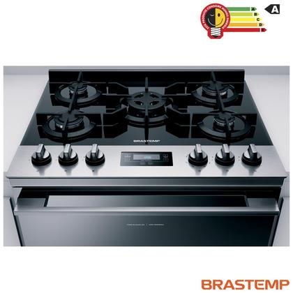 Imagem de Fogão de embutir brastemp 05 bocas - bys5vcr - 220v