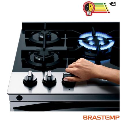 Imagem de Fogão de embutir brastemp 05 bocas - bys5vcr - 220v