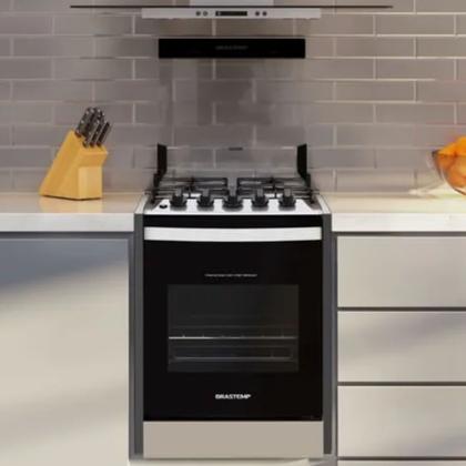 Imagem de Fogão de Embutir Brastemp BYO4EBR 4 Bocas Inox