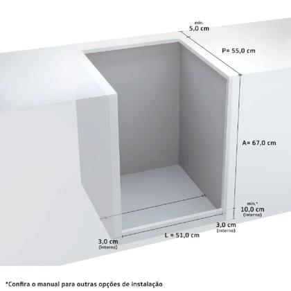 Imagem de Fogão de Embutir Brastemp BYO4EBR 4 Bocas Inox