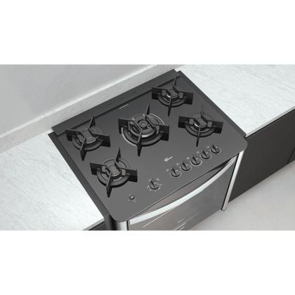 Imagem de Fogão De Embutir Fischer 5Q TC Gran Cheff Gás Com Dourador 220V