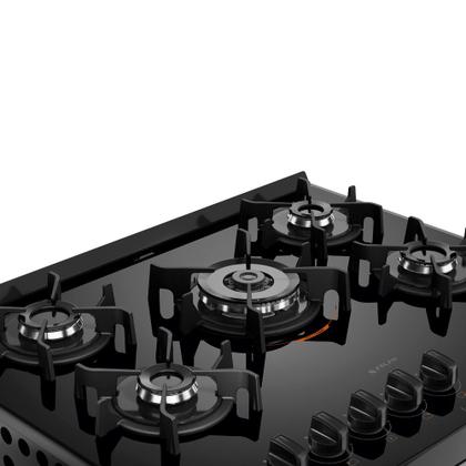 Imagem de Fogão de Embutir U Top 5 Bocas com Mesa de Vidro Atlas