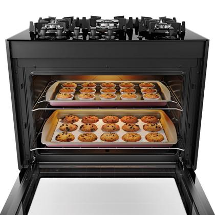 Imagem de Fogão de Embutir U Top 5 Bocas com Mesa de Vidro Atlas