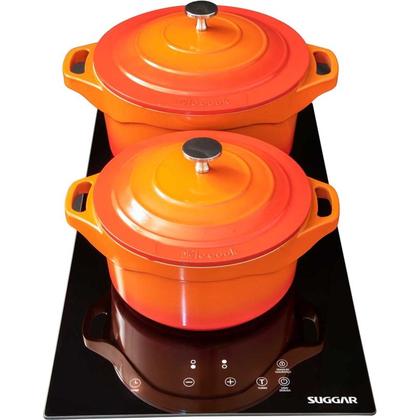 Imagem de Fogão de Mesa Cooktop de Indução 2 Zonas de Aquecimento Suggar