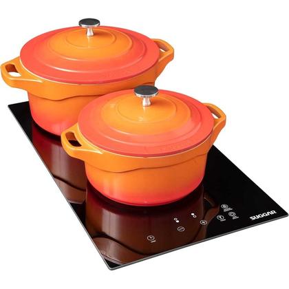 Imagem de Fogão de Mesa Cooktop de Indução 2 Zonas de Aquecimento Suggar