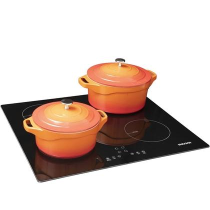 Fogão de Mesa Cooktop de Indução 4 Zonas de Aquecimento Suggar Imagem de Fogão de Mesa Cooktop de Indução 4 Zonas de Aquecimento Suggar