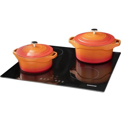 Fogão de Mesa Cooktop de Indução 4 Zonas de Aquecimento Suggar Imagem de Fogão de Mesa Cooktop de Indução 4 Zonas de Aquecimento Suggar