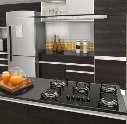 Imagem de Fogão de Mesa Cooktop Fischer 5 Bocas Preto Bivolt - 1642