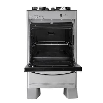 Imagem de Fogão De Piso 4 Bocas Mesa Vidro Neo Glass Suggar Bivolt