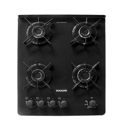 Imagem de Fogão De Piso 4 Bocas Mesa Vidro Neo Glass Suggar Bivolt