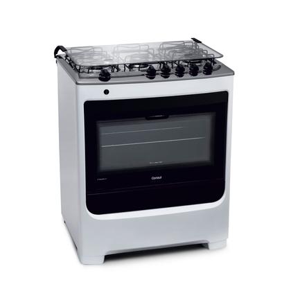 Imagem de Fogão de Piso Consul 5 Bocas Branco com Acendimento Automático e Botões Removíveis - CFS5NAB