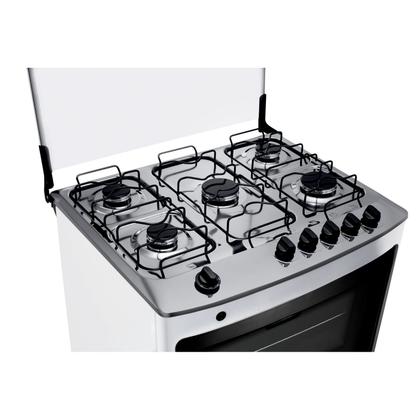 Imagem de Fogão de Piso Consul 5 Bocas Branco com Acendimento Automático e Botões Removíveis - CFS5NAB