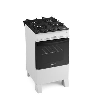 Fogão de Piso Itatiaia 4 Bocas com Mesa de Vidro Electra Glass New Branco Bivolt Imagem de Fogão de Piso Itatiaia 4 Bocas com Mesa de Vidro Electra Glass New Branco Bivolt