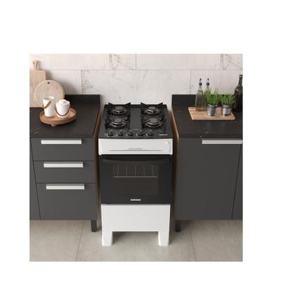 Fogão de Piso Itatiaia 4 Bocas com Mesa de Vidro Electra Glass New Branco Bivolt Imagem de Fogão de Piso Itatiaia 4 Bocas com Mesa de Vidro Electra Glass New Branco Bivolt