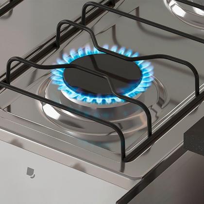 Imagem de Fogão de Piso Itatiaia 4 Bocas Star Clean New - Acendimento Manual, Branco