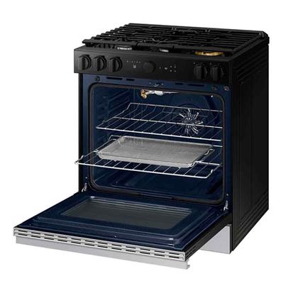 Fogão de Piso Samsung de 05 Bocas Serie 7 com Câmera e Air Fry Inox - NSG6DG87 Imagem de Fogão de Piso Samsung de 05 Bocas Serie 7 com Câmera e Air Fry Inox - NSG6DG87