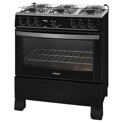 Imagem de Fogão de Piso Waves 6 Bocas com Acendimento Automático Itatiaia