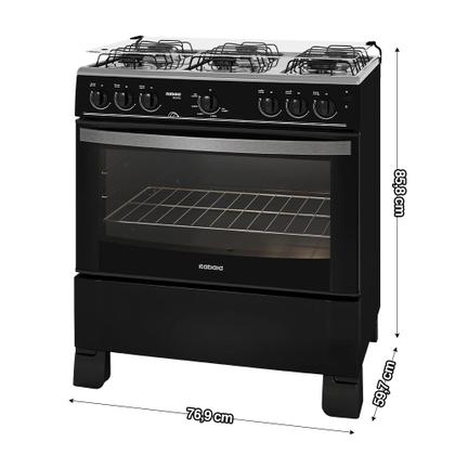 Imagem de Fogão de Piso Waves 6 Bocas com Acendimento Automático Itatiaia