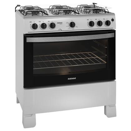 Imagem de Fogão de Piso Waves 6 Bocas com Acendimento Automático Itatiaia