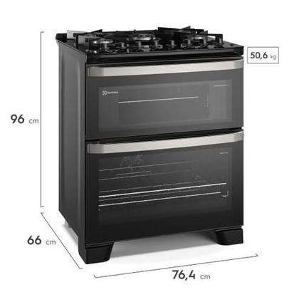 Imagem de Fogao electrolux preto 5b fe5dp