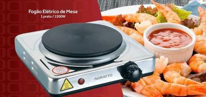 Imagem de Fogao Eletrico de Mesa Agratto 1500W 127V - 1 Prato  FMA-01