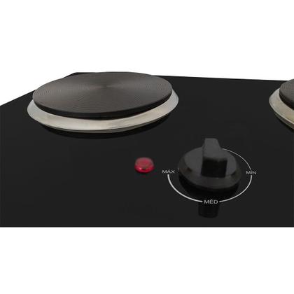 Imagem de Fogão Elétrico Embutir Gourmet  2 Placas Safanelli Mesa Aço