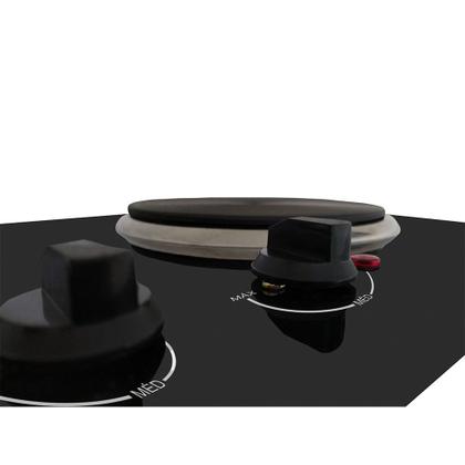 Imagem de Fogão Elétrico Embutir Gourmet  2 Placas Safanelli Mesa Aço