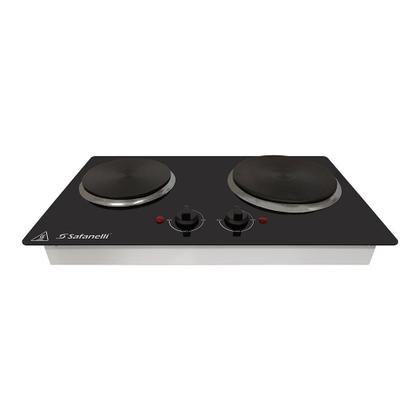 Imagem de Fogão Elétrico Embutir Gourmet  2 Placas Safanelli Mesa Aço