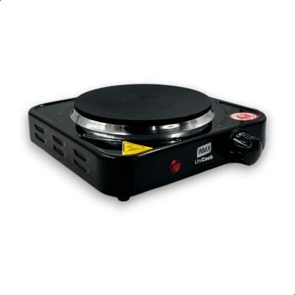 Imagem de Fogão Elétrico Portátil 1 Boca 1000W Cooktop de Mesa com Controle de Temperatura 127V 220V Camping INMA
